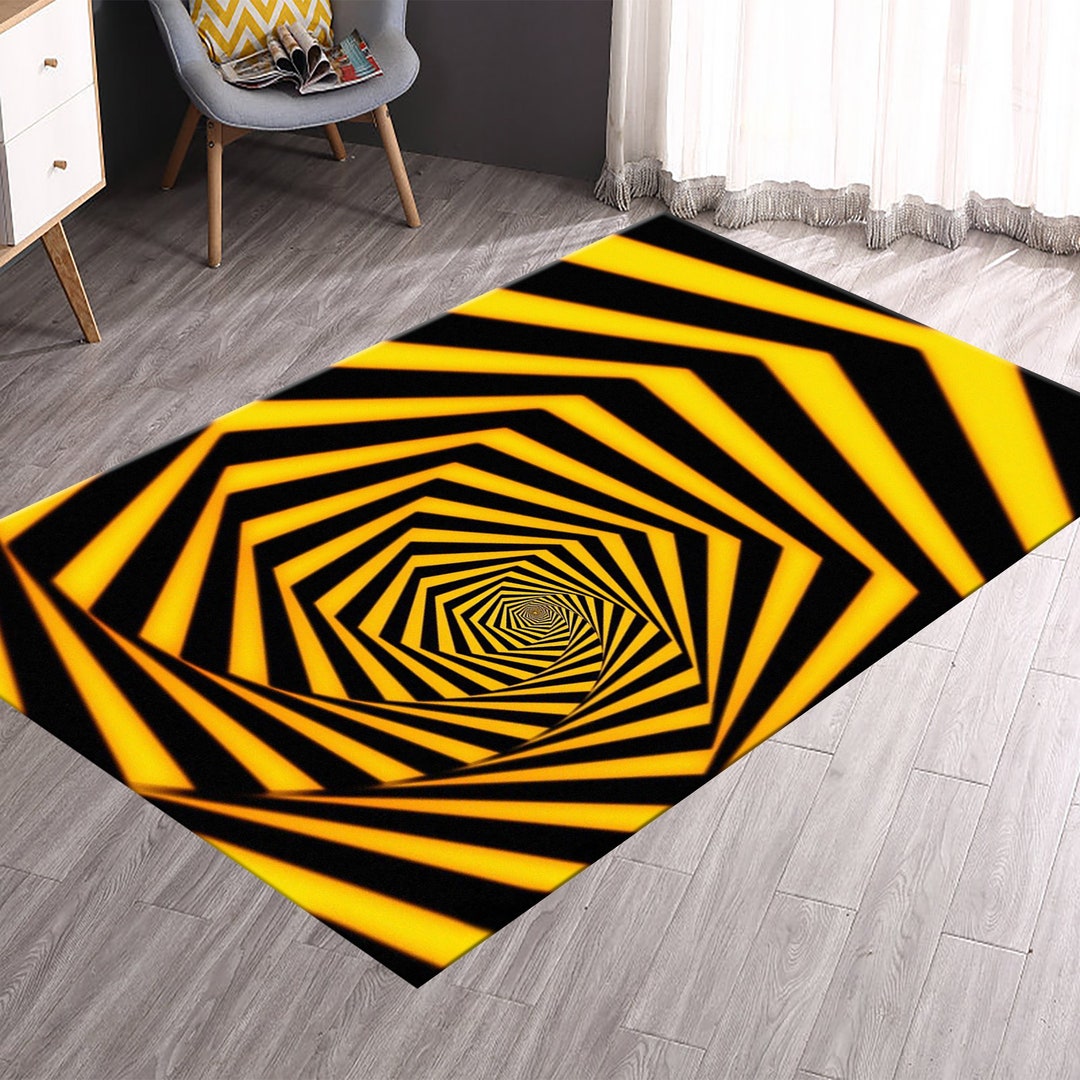 Vortex Rug 3D Vortex Illusion Illusion Rug Vortex Illusion Etsy