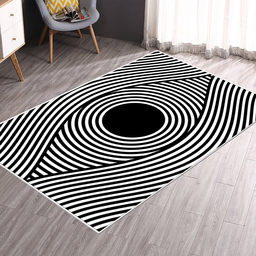 Vortex Rug 3D Vortex Illusion Illusion Rug Vortex Illusion Etsy