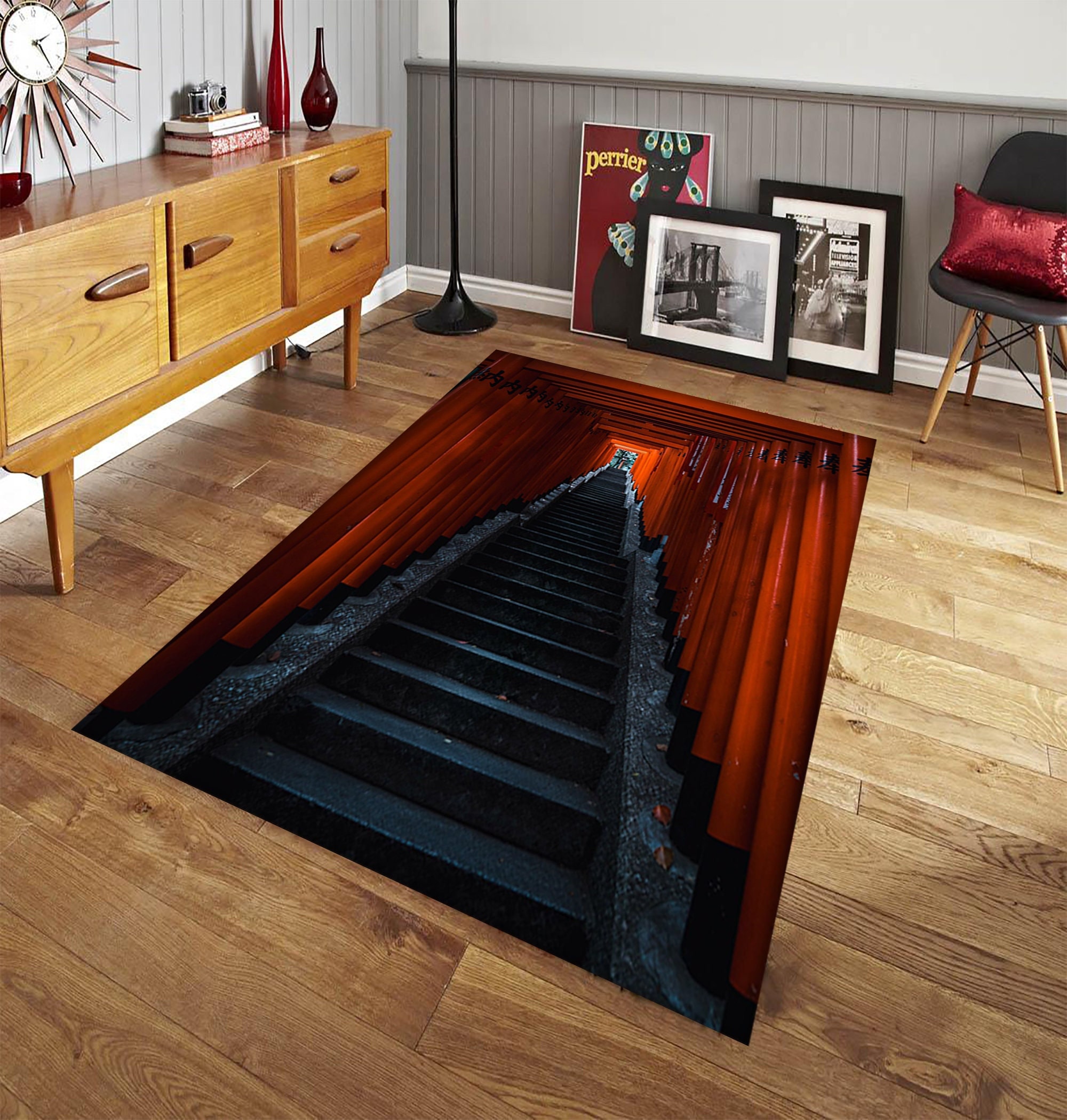 3D Vortex Illusion Rug, Non-slip Optical Rug for Living Room - Etsy