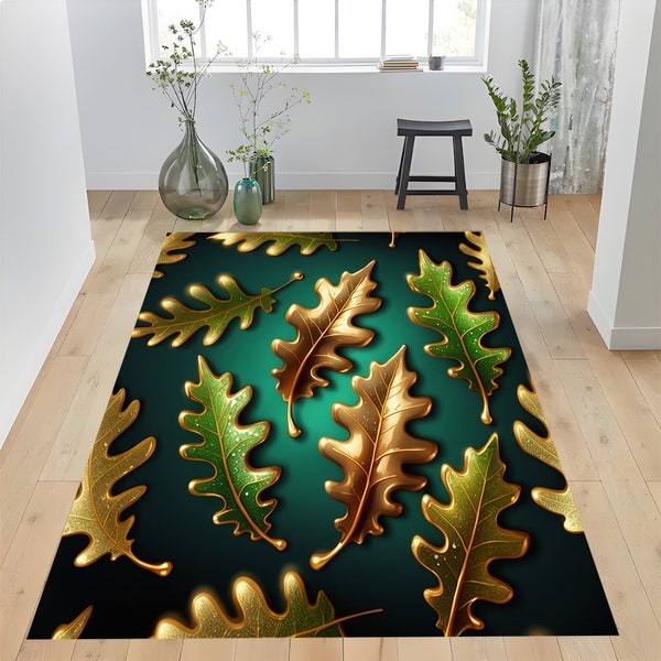Leaf Rug - Etsy