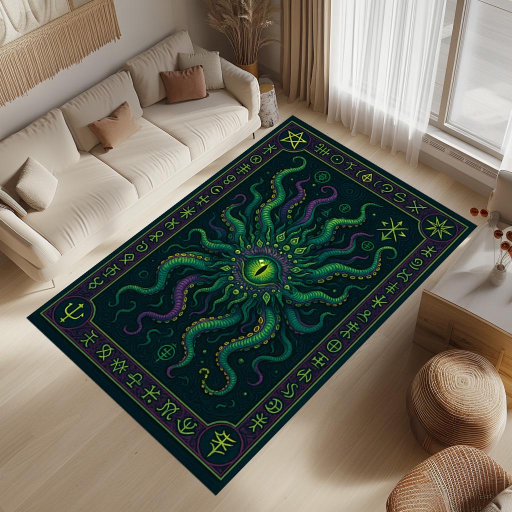Lovecraftian Cthulhu Rug: Eldritch Eye Gothic Horror Decor - Etsy