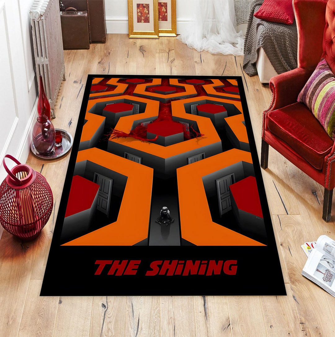 The Shining Overlook Hotel, Carpet Area Rug, the Shining Rug, Halloween, Room 237, Overlook