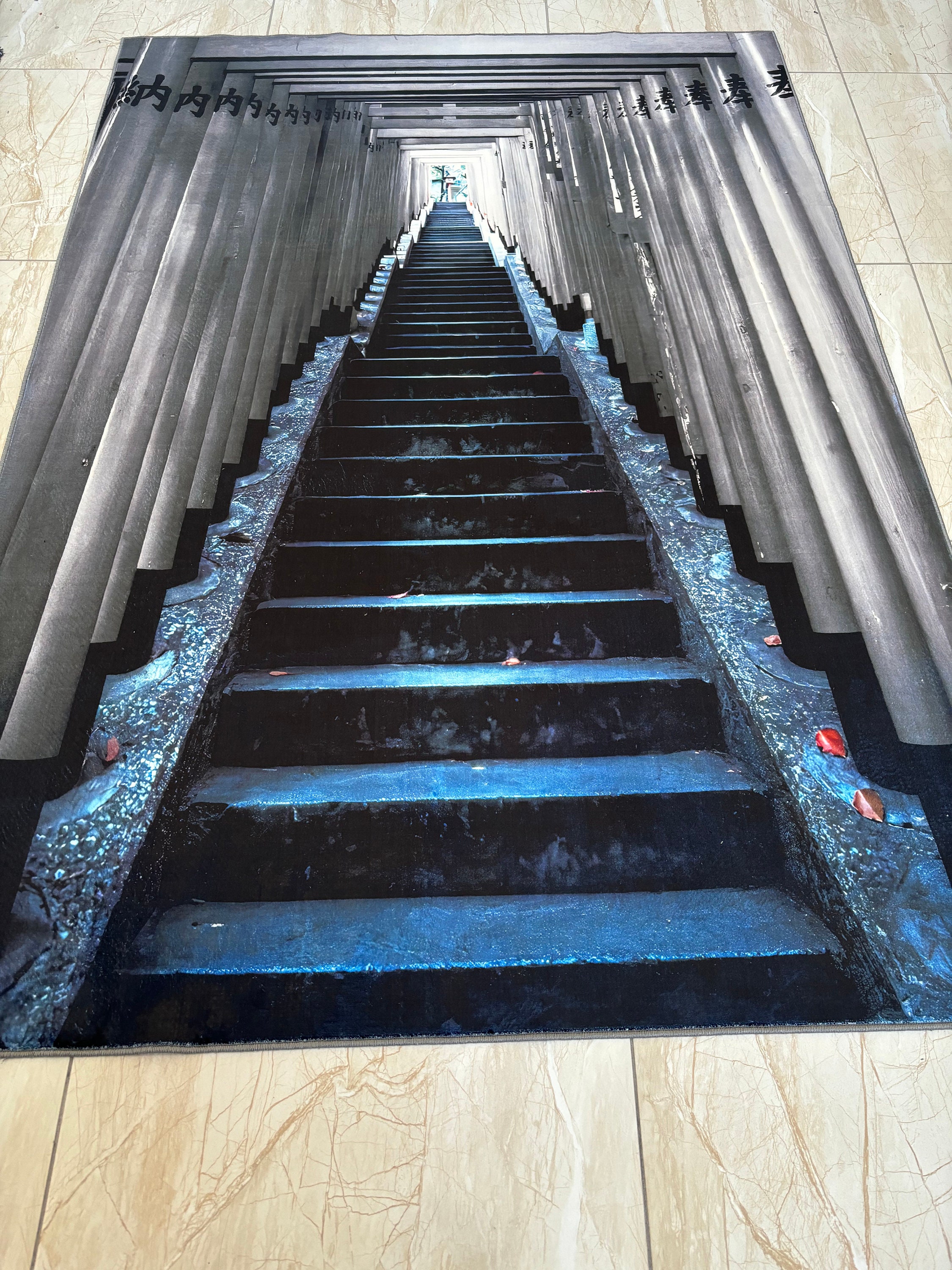 3D Vortex Illusion Rug, Non-slip Themed Rug - Etsy