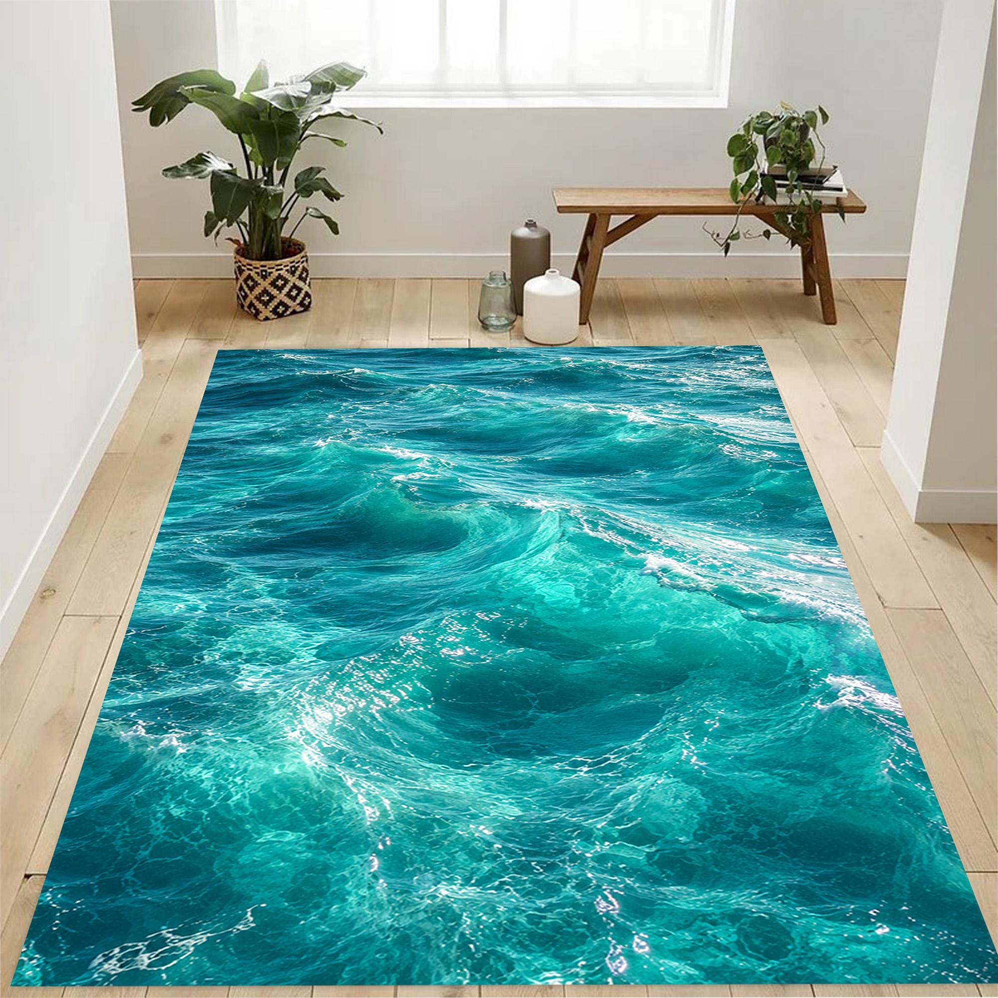 ラグ・カーペット WATER RUG Water Rug - Etsy