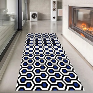 The Shining Rug, Runner Rug, Hallway Rug, The BlueWhite Shining, Long Rug,Movie Rug,NonSlip Runner, The Shining Overlook Carpet,Hotel Carpet