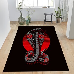 Snake Rug , Cobra Rug,Snake Cobra, Living Room Rug, Minimalist Rug,Area rug, Living Room Decor,Home Rug, Rug Decor, Salon Decor, Modern Rug,