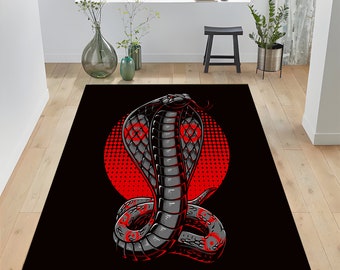 Snake Rug , Cobra Rug,Snake Cobra, Living Room Rug, Minimalist Rug,Area rug, Living Room Decor,Home Rug, Rug Decor, Salon Decor, Modern Rug,