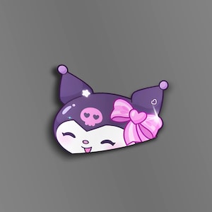 Cute UV Resistant Holographic Laminated | Peeker | Waterproof | Sticker