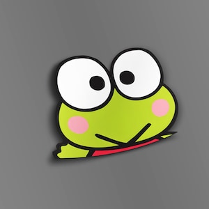 Cute UV Resistant Holographic Laminated | Peeker | Waterproof | Sticker
