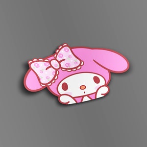 Cute UV Resistant Holographic Laminated | Peeker | Waterproof | Sticker