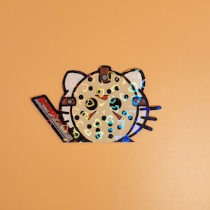 Cute UV Resistant Holographic Laminated | Peeker | Waterproof | Sticker