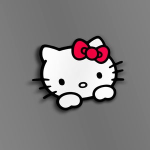 Cute UV Resistant Holographic Laminated | Peeker | Waterproof | Sticker