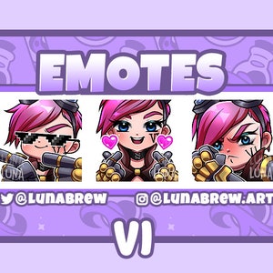 Emote Twitch - LoL Vi (3) [Discord/Youtube/Streaming]