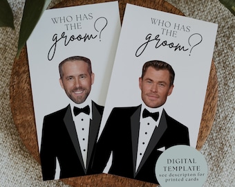 Who has the Groom Games , Bachelorette Party , Groom Scratch off game ,  Bridal Shower Game , Who Has the Groom , Bridal Shower Game , DIY