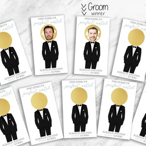 Bridal Shower Games, Printed, Who has The Groom, Bridal Shower Scratch Off, Who Has the Groom Scratch off Game, Bachelorette Games GA142