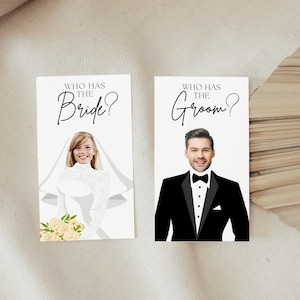 Printed, Gas The Bride and Groom Bridal Shower Game, Who Has the Bride and Groom Bridal Shower Game, Celebrity Bridal Shower Games GA142