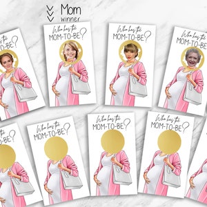 Printed Baby Shower Game, Find the Mom Scratch Off Game, Who Has the Mom Baby Shower Game, Scratch off game, Baby Shower Games, DIY BA050423