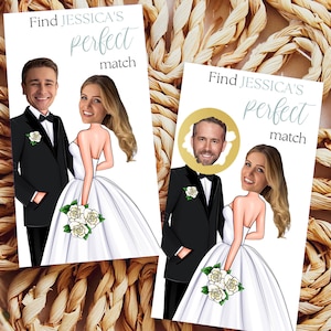 PRINTED Personalized Celebrity Who Has the Groom Scratch Off Game | Bridal Shower Game
