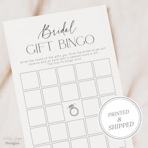 Gioco del bingo per la festa nuziale, Giochi per la festa nuziale, STAMPATO + SPEDITO, Carte del gioco del bingo per la festa nuziale, Festa nuziale, Stampato, Unico