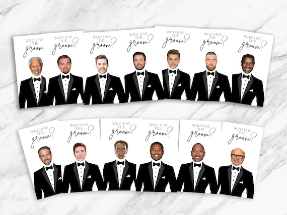 Who has the Groom, Scratch off game, Bridal Shower Games, Printed, Bridal Shower Scratch Off, Bachelorette Games, Groom Scratch off, Wedding