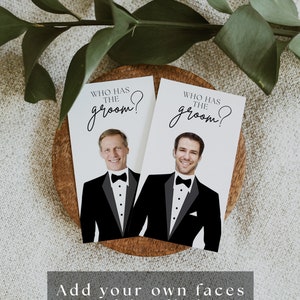 Bridal shower game templates, Who has The Groom Bridal Shower Game, Celebrity Bridal Shower, Bridal shower game, Games Modern Instant DIY