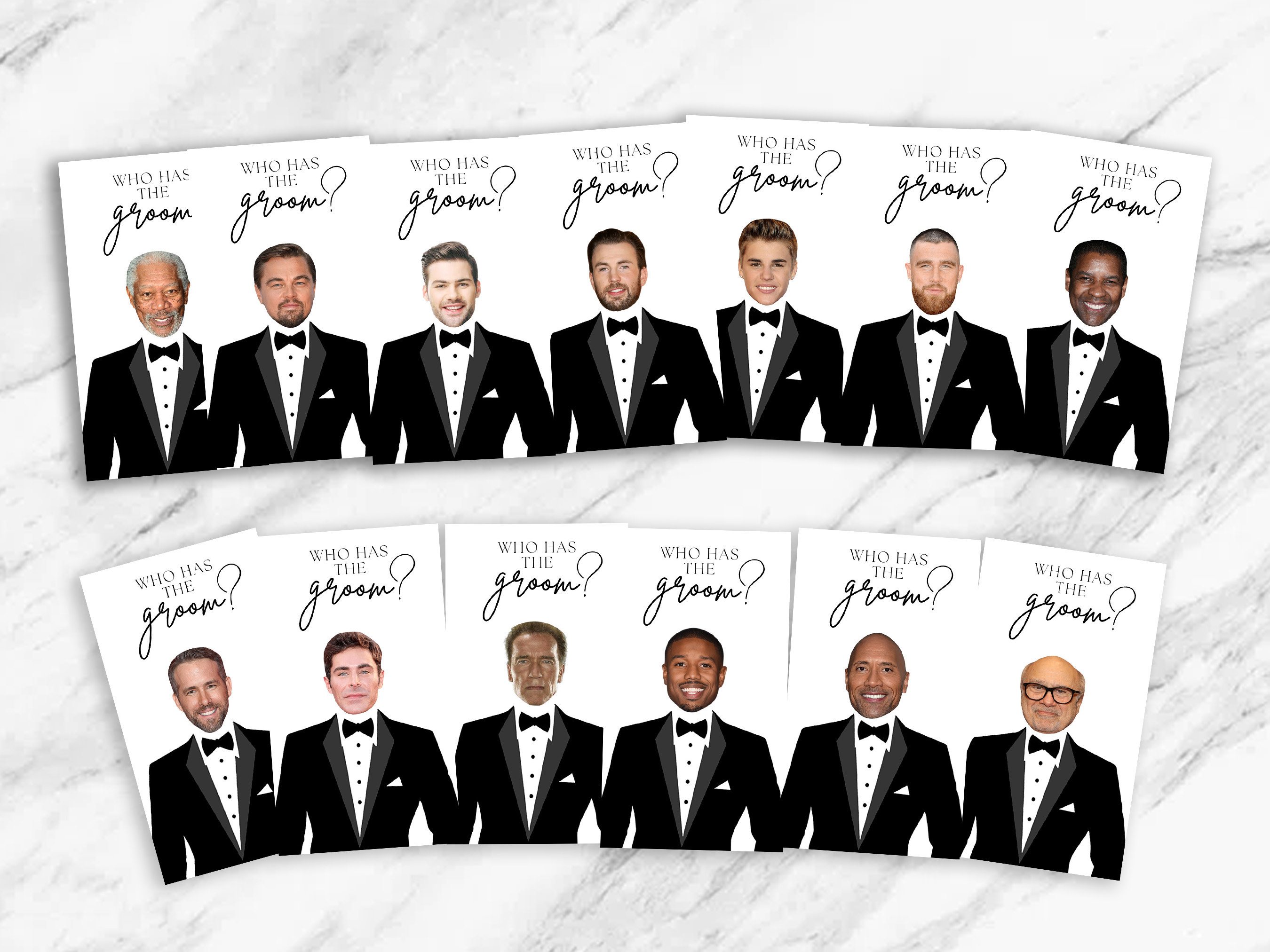 Who has the Groom, Scratch off game, Bridal Shower Games, Printed, Bridal Shower Scratch Off, Bachelorette Games, Groom Scratch off, Wedding