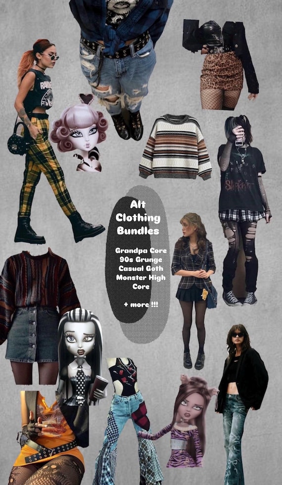 Y2K Grunge Mystery Bundle | 3-5 Vintage & Thrifted Pieces | Soft