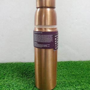 Pure Copper Hammered Water Bottle for Yoga/Ayurveda Health Benefits for Good Health/Handmade Copper Bottle/Birthday Gift/Gift for Him AndHer