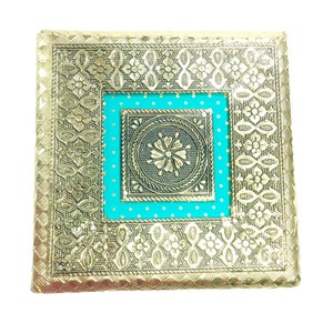 Handgefertigte Trockenobst-Box / Diwali Geschenkbox / Trockenobst-Box / traditionelle indische ethnische Geschenkbox / Hochzeitsbox / Geschenkbox.