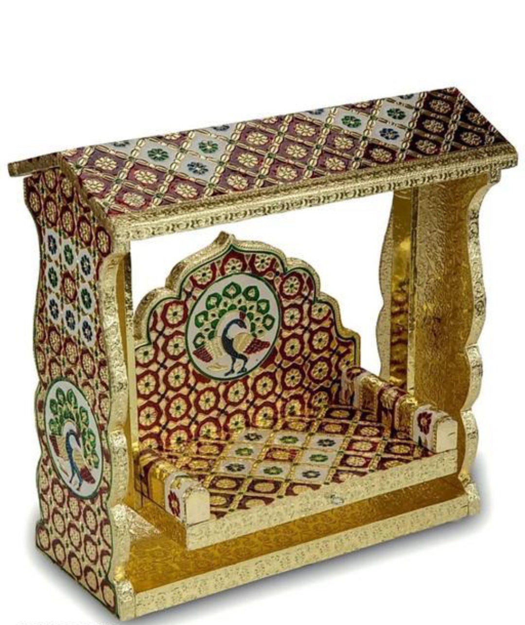 Beautifu Minakari Work Krishna Jhula With Kalash Design / Laddu Gopal ...