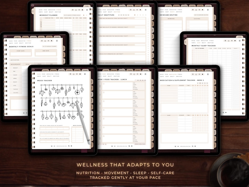 2026 Witchy iPad Ios Digital Planner for Goodnotes | Tarot, Moon Phases ...