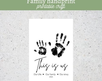 Family Handprint DIY|Gift|Keepsake Gift|