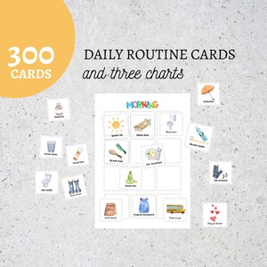 Kids Daily Responsibilities Chart|Daily Task List|Daily Visual Schedule|Printable Daily Routine|Chore Chart|Printable To Do List Child