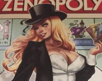2022 Zenescope Board Game Collectible Zenopoly Elias Chatzoudis Box & Cover Limited 375