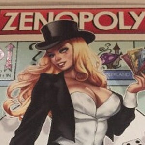2022 Zenescope Board Game Collectible Zenopoly Elias Chatzoudis Box & Cover Limited 375