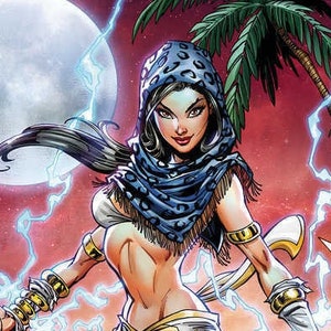 2022 Dynamite Comics Pantha John Royal Ratio 1:11 Virgin Variant #4