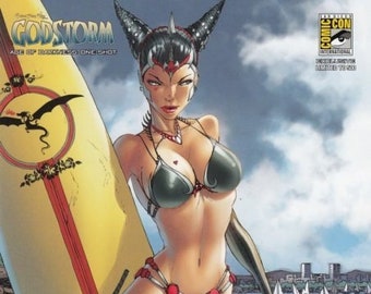 2014 San Diego Comic Con Exclusive Zenescope Grimm Fairy Tales Godstorm Age of Darkness Jamie Tyndall One Shot Limited 500