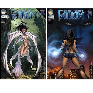 2008 Image Comics Michael Turner&#39;s Fathom #1 & #2