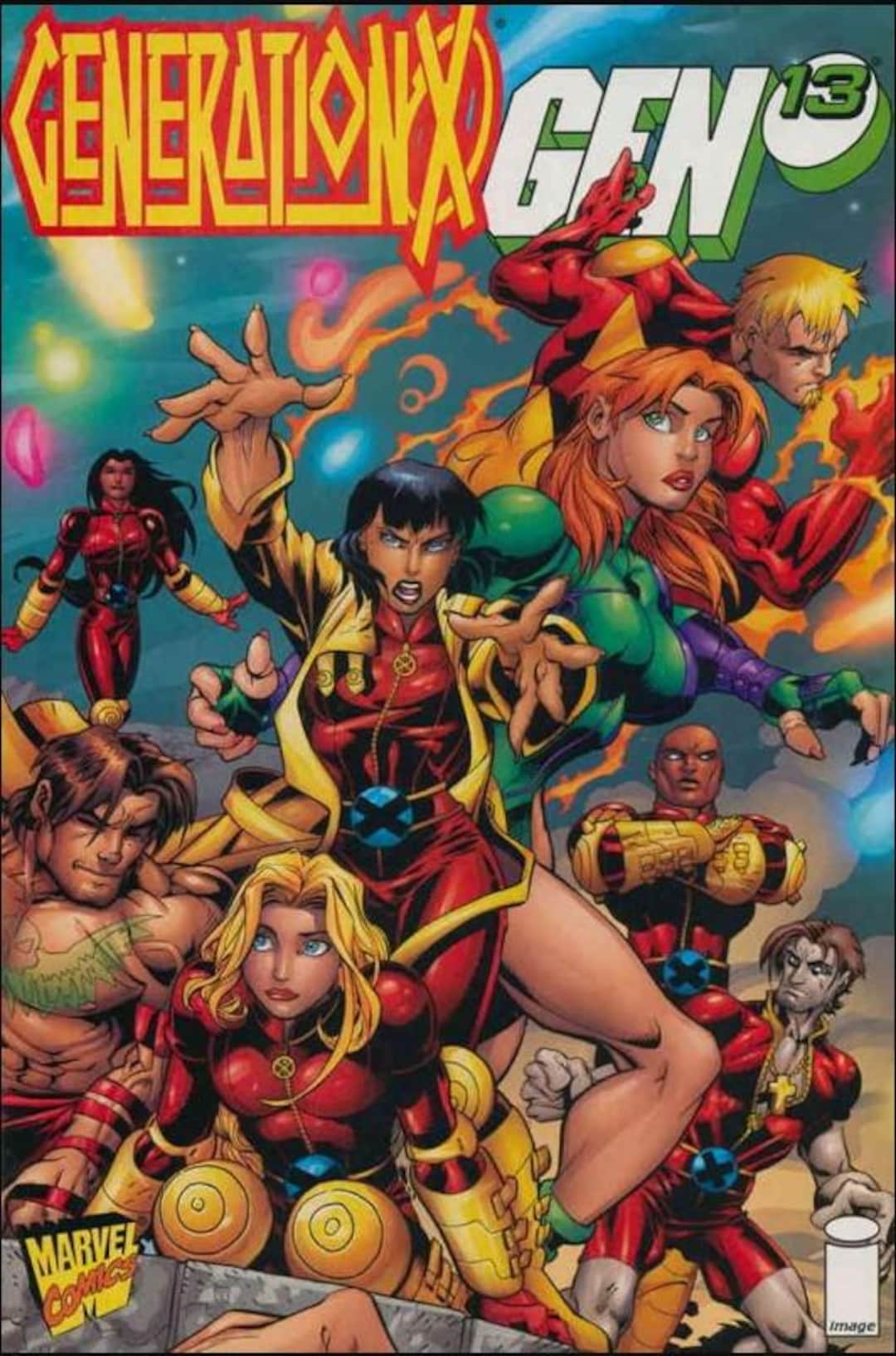 1997 Marvel/image Comics Generation X & Gen 13 Crossover One Shot #1 - Etsy