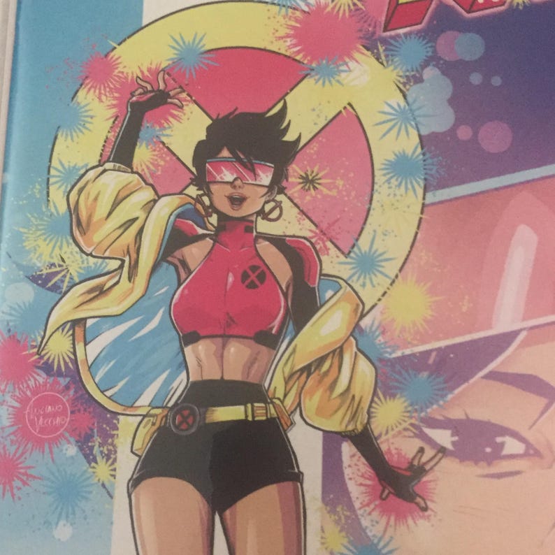 2024 Marvel Comics Uncanny Xmen Luciano Vecchio Jubilee Variant 4 Etsy