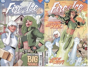 2023 DC Comics Fire And Ice Dodson Covers #1 & #2