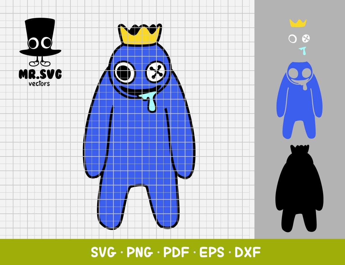 Roblox-inspired Rainbow Friends Characters PNG Digital Download: Ideal for  Sublimation & Printing Crafts 