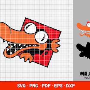Orange SVG, Rainbow friends SVG, Orange png, Orange  dxf, Cutting file, Orange cut file, Cricut, Plotter, Еasy to use, Vector illustration
