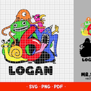 Garten of Banban SVG, Garten of Banban PNG, Garten of Banban Custom Name, Sublimation, Cricut, Home print, Vector file