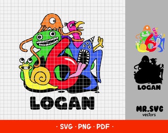 Garten of Banban SVG, Garten of Banban PNG, Garten of Banban Name, Sublimation, Cricut, Home print, Vektordatei