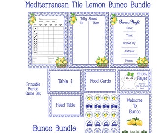 Printable Bunco Party Supplies, Bunko Night Bundle, Score Sheets, Bunco Tally,  Supplies For Bunco Night, Instant Download, Summer Bunco