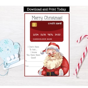 Gift Card Holders for Christmas, Holiday Gift Card Holder, Christmas Gift Card Holder, Printable Gift Card Holder, Santa Gift Card, Gift Tag