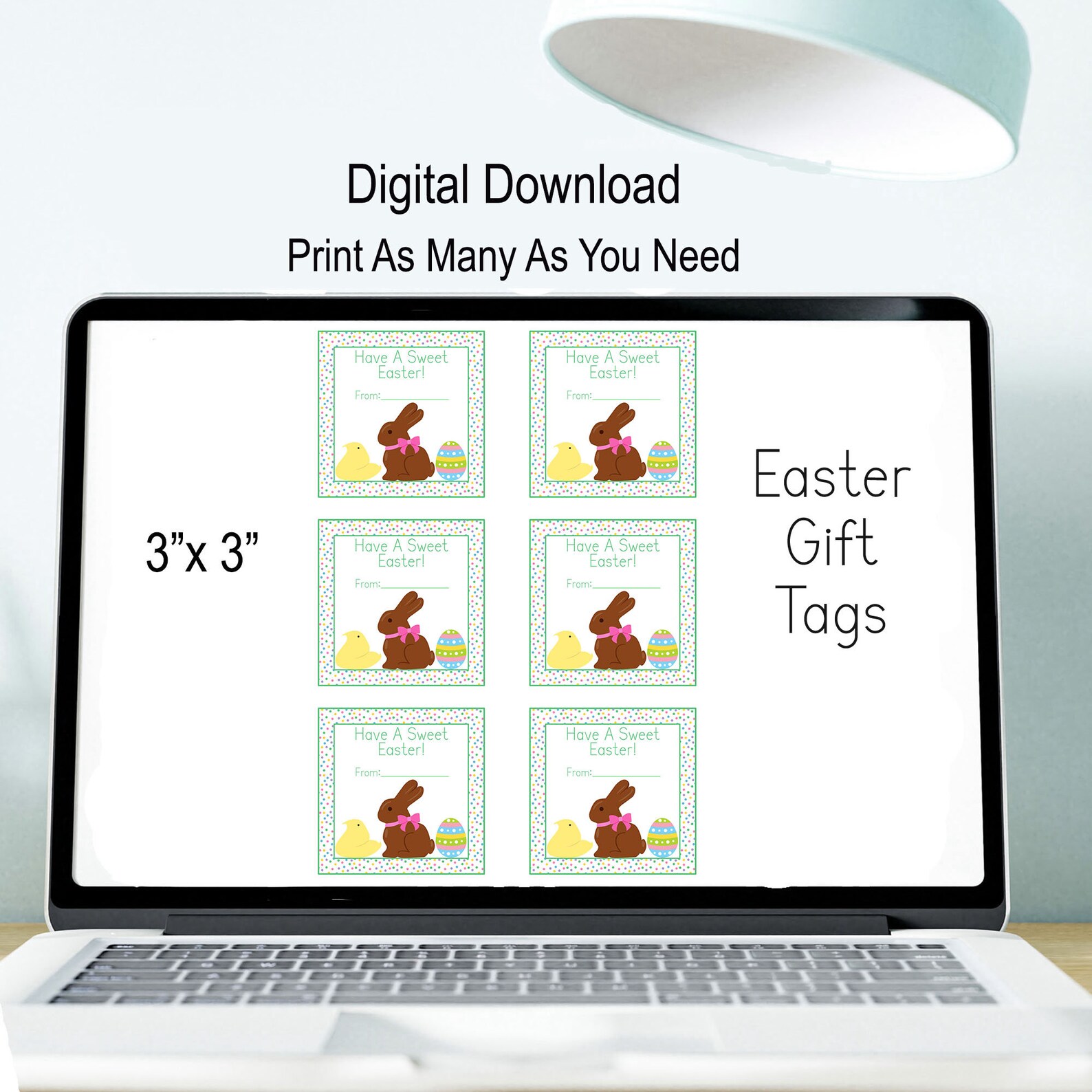 Printable Easter Gift Tags Easter Basket Cards School Easter Etsy