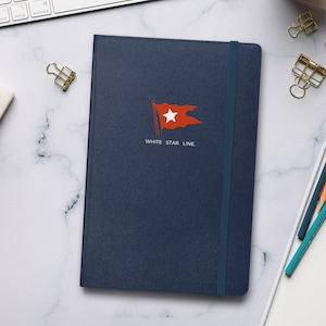 White Star Line Hardcover Bound Notebook