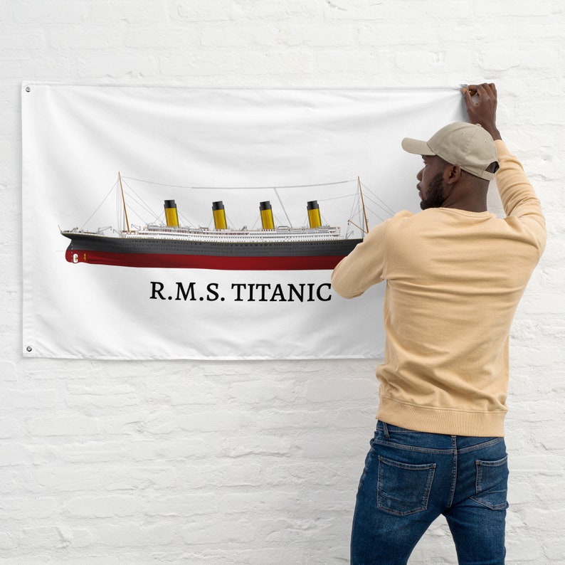 Bolo Flag Rms Titanic Model Flag, Titanic Lover Flag, RMS Titanic Gift, Titanic ...